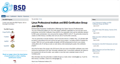 Desktop Screenshot of bsdcertification.org