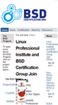 Mobile Screenshot of bsdcertification.org
